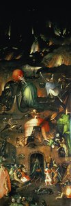 Den sidste dom (altertavle): Indre af højre fløj af Hieronymus Bosch