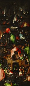 The Last Judgment Triptych, højre panel, ca 1485. af Hieronymus Bosch