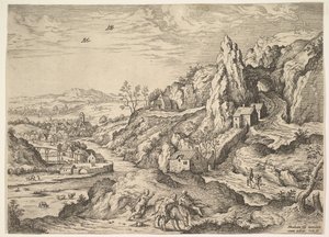 Abraham og Isak på vej til Offer, 1558.