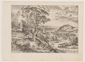 Cephalus og Procris, fra Landskaber med bibelske og mytologiske scener