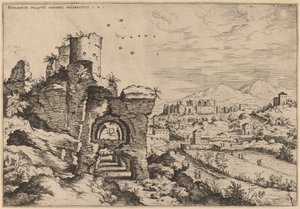Ruiner på Palatinen, ser mod Caracalla-badene