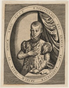 Sebastian, konge af Portugal af Hieronymus Cock