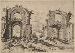 Et andet billede af Diokletians bade af Hieronymus Cock