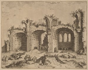 Konstantins basilika af Hieronymus Cock