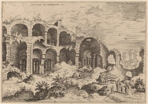 Tredje syn på Colosseum af Hieronymus Cock