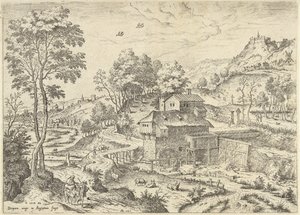 Flyvning til Egypten Landskaber med bibelske og mytologiske scener (serietitel)