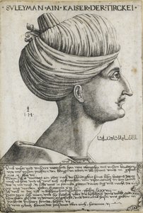 Sultan Suleiman I den Storslåede, ca 1530