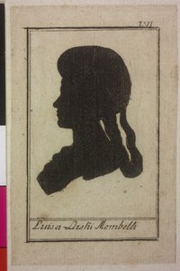 Luisa Mombelli af Hieronymus Loschenkohl