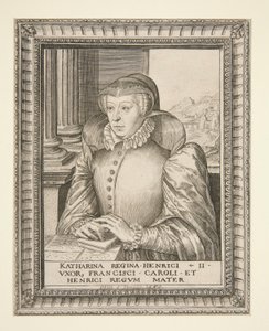 Catherine de Medici af Hieronymus Wierix
