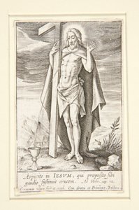 Kristus som frelser af Hieronymus Wierix