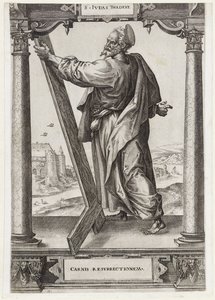 H. Judas Taddeus S. Ivdas Thadevs (titel på objekt) Kristus og de tolv apostle og St. Paul (serietitel)