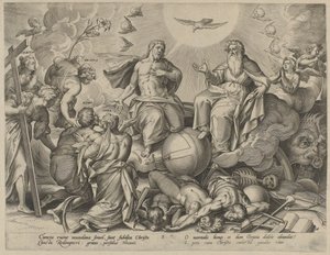 Sidste dom The Four Ages of Man and Death (serietitel) af Hieronymus Wierix