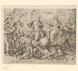 Sidste dom The Four Ages of Man and Death (serietitel) af Hieronymus Wierix