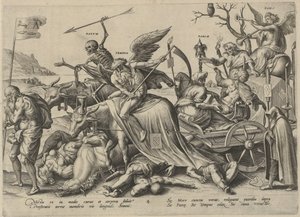 alderdom The Four Ages of Man and Death (serietitel) af Hieronymus Wierix