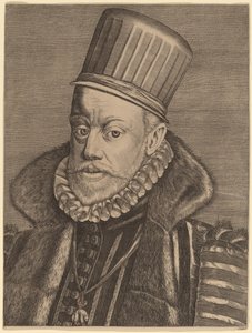 Filip II af Spanien af Hieronymus Wierix