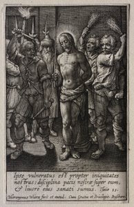 Lidenskaben: Flagelationen af Hieronymus Wierix