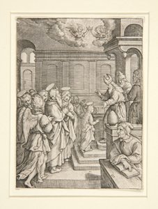 The Presentation of the Virgin, fra serien The Life of the Virgin af Hieronymus Wierix