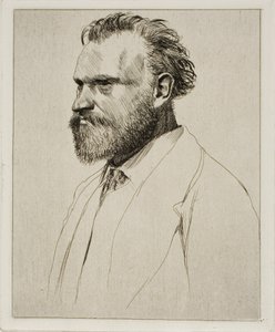 Edouard Manet, portræt i brysthøjde af Hilaire Germain Edgar Degas