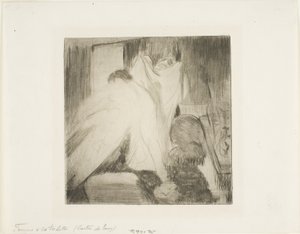 Forlader badet af Hilaire Germain Edgar Degas