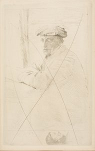 Graveren Joseph Tourny af Hilaire Germain Edgar Degas