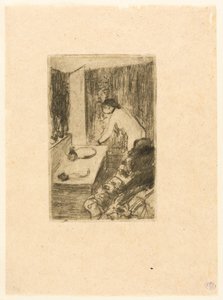 Det lille omklædningsrum af Hilaire Germain Edgar Degas