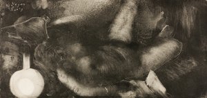 Kvinde ligger på sin seng af Hilaire Germain Edgar Degas