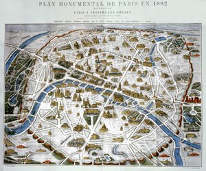 Det nye Paris. ca. 1867 (gravering) af Hilaire Guesnu