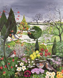 Vinter fra The Four Seasons (en af et sæt på fire) af Hilary Jones