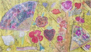 Vifte og blomster af Hilary Simon