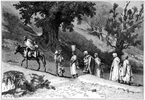 Kabyle familiegrupperejser, Algeriet, c1890