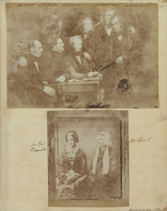 Gruppeportræt. af Hill and Adamson