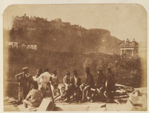 [Slottet fra Scott-monumentet] af Hill and Adamson
