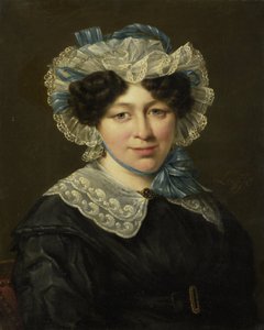 Portræt af Maria Adriana van der Sluys af Hillebrand Dirk Loeff