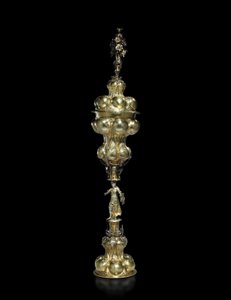 Medingen Minerva Cup, c.1650 (sølv og sølv) af Hinrich Ohmssen