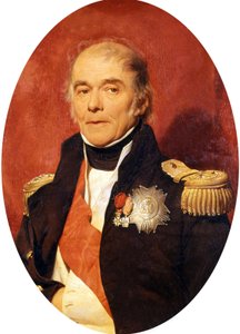 Portræt af marskal Bertrand af Hippolyte (1797-1856) Delaroche