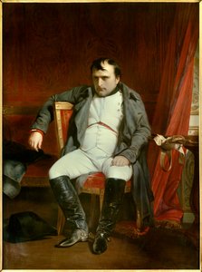 Portræt af Napoleon I i Fontainebleau den 31/03/1814 (1840 olie på lærred)