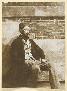 Bayard, lukkede øjne af Hippolyte Bayard