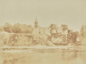 [Kirke og Chatêau i Saint-Ouen]. af Hippolyte Bayard
