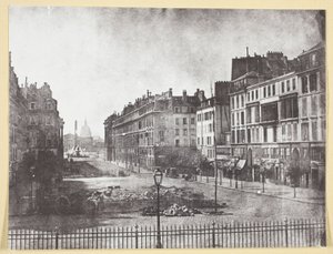 Rue Royale og resterne af barrikaderne fra 1848