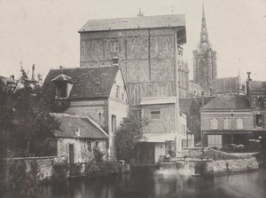 Udsigt over Evreux af Hippolyte Bayard