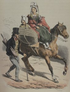 Normandiet Jules Janin illustration 161 af Hippolyte Bellange