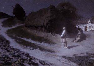 Den unge Pastoure (Joan of Arc), Salon 1884 (olie på lærred) af Hippolyte Berteaux