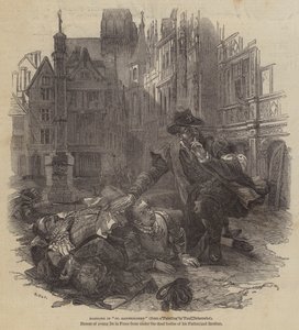 Massakren på Sankt Bartolomæus af Hippolyte Delaroche