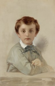 Portræt af Philippe-Grégoire Delaroche, kunstnerens yngre søn, 1851 af Hippolyte Delaroche