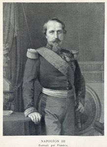 Portræt af kejser Napoleon 3 af Hippolyte Flandrin