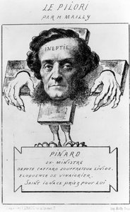 Tegneserie af Ernest Pinard, ca. 1857 (litho)