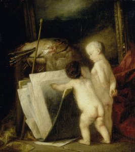 De små kunstelskere af Hippolyte Michaud