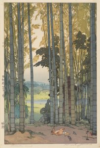 Bambus træ af Hiroshi Yoshida