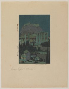 Månelys i Akropolis, Showa-æraen af Hiroshi Yoshida