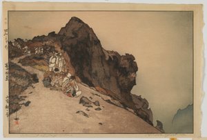 Summit of Fuji, fra serien, Ten Views of Mount Fuji, Showa-æra af Hiroshi Yoshida